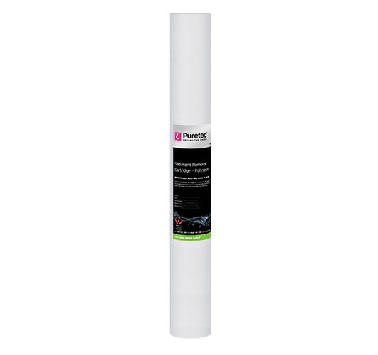 Puretec PX Series Polyspun Sediment Cartridges/Graded Depth, 2.5" x 20" 20 Micron image 0